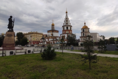 Иркутск, вид на Богоявленский собор Антон Ерошенко, ИА IrkutskMedia