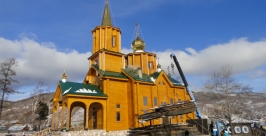 Свято-Никольский храм в поселке Култук РИА Irkutskmedia