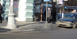 Дорожная разметка в Иркутске зимой практически не видна Тимошкин Дмитрий