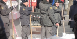 Остановка &quotСапожок&quot завалена снегом Тимошкин Дмитрий