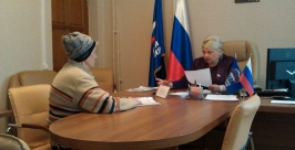 Прием ветеранов войны и тружеников тыла провела депутат Татьяна Семейкина в Иркутске Пресс-служба региональной общественной приемной председателя партии &quotЕдиная Россия&quot Дмитрия Медведева