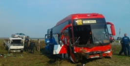 Столкновение пассажирского автобуса с грузовиком в Усолье: восемь человек в больнице Пресс-служба ГУ МВД по Иркутской области
