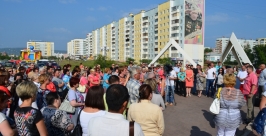 Флешмоб в Братске Предоставлено очевидцами