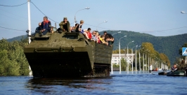 Дизельную станцию и семь мощных насосов отправила Иркутская область в Комсомольск-на-Амуре Роман Федоров, AmurMedia