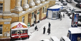 Снегопад правил бал в Иркутске в преддверии Нового года Мария Оленникова, РИА IrkutskMedia