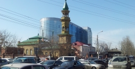 Пробку на ул. Карла Либкнехта собрало празднование Навруза в Мечети Иркутска Овсянникова Елена, IrkutskMedia