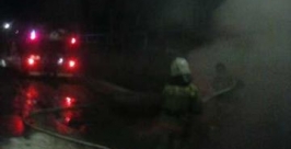 КАМАЗ горел на трассе в Боханском районе Иркутской области пресс-служба ГУ МЧС России по Иркутской области