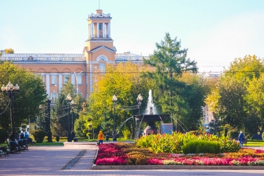 Сквер имени Кирова в Иркутске Юлия Ушакова, ИА IrkutskMedia