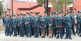Памятник пожарным и спасателям открылся в Иркутске Мария Селезнева, IrkutskMedia