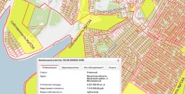 Участок ИрГСХА принт-скрин с сайта Росреестра