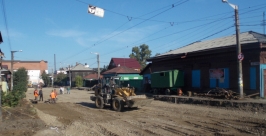Улицу Ремесленную в Иркутске полностью отремонтируют в 2015 году  Тимур Балашов, РИА IrkutskMedia