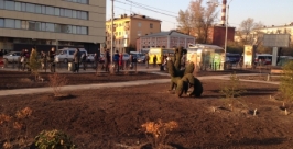 Новый сквер появился на улице Чкалова в центре Иркутска  Пресс-служба администрации Иркутска