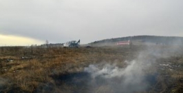 Горящий торф потушили в пойме Ушаковки в поселке Дзержинск под Иркутском Пресс-служба ГУ МЧС по Иркутской области