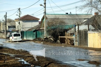 Подтопление улицы Баумана ИА IrkutskMedia