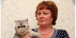 Ольга Афанасьева и экзотическая кошка Ольга Афанасьева