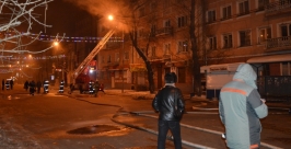 Многоэтажный дом горел на улице Декабрьских событий в центре Иркутска Пресс-служба ГУ МЧС по Иркутской области