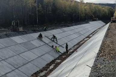 Водоотводные каналы строят на полигоне отходов БЦБК в Байкальске для защиты от селей Правительство Иркутской области