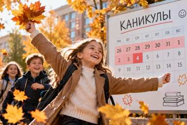 Осенние каникулы создано при помощи ИИ