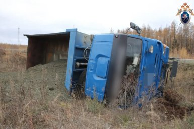 В Катангском районе водитель погиб под колёсами собственного грузовика СУ СКР по Приангарью