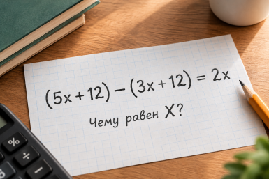 Чему равен X? Легкая задачка уровня 5-го класса с подвохом - попробуй решить с 1 попытки
