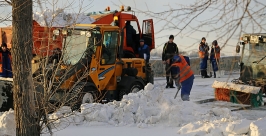 Уборка снега Оленникова Мария, IrkutskMedia