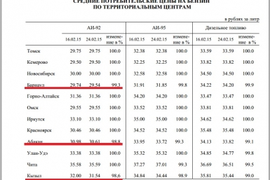 Статистика Скриншот сайта Томскстата