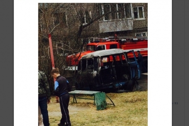 Сгоревший автомобиль  Скриншот страницы &quotПодслушано Иркутск&quot