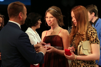 Губернаторский бал-2015 Мария Оленникова, IrkutskMedia