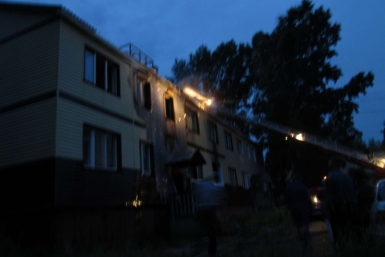 Три человека пострадали на пожаре в жилом доме в Усть-Илимске Приангарья пресс-служба ГУ МЧС России по Иркутской области