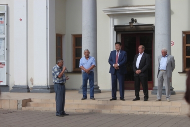 Митинг КПРФ в Усть-Орде Предоставлено очевидцами 