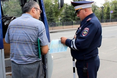 Полицейские в Иркутске проверили около 500 частных маршруток и автобусов Пресс-служба ГУ МВД России по Иркутской области 