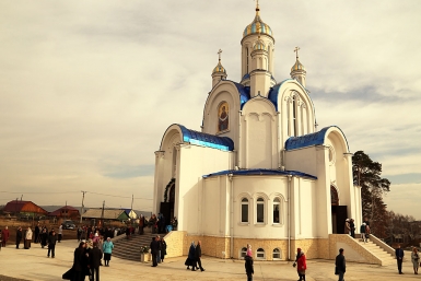 В поселке Пивовариха состоялось освящение нового храма в честь Покрова Пресвятой Богородицы Мария Оленникова, IrkutskMedia