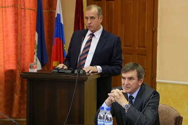 Александр Битаров и Сергей Левченко  Оленникова Мария, IrkutskMedia