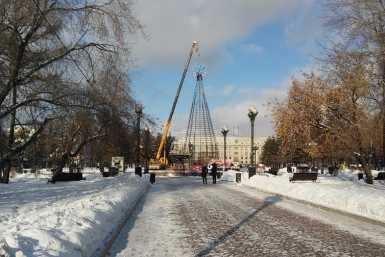 Новогодняя елка Пресс-служба администрации Иркутска