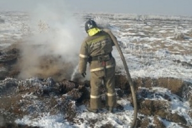 Более 6,5 га тлеющих в Приангарье торфяников потушили 8 января Пресс-служба ГУ МЧС по Иркутской области