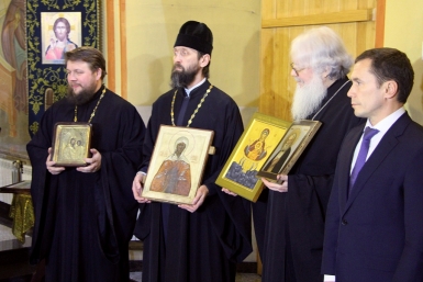 Похищенные иконы торжественно вернули епархии Иркутска Пресс-служба ГУ МВД России по Иркутской области
