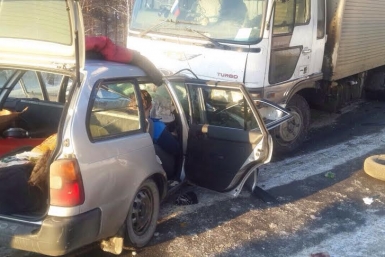 Двое человек пострадали в результате ДТП на федеральной трассе в Иркутской области  УГИБДД по Иркутской области 