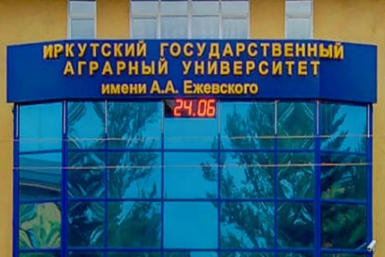 ИрГАУ Скриншот сайта ИрГАУ