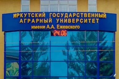 ИрГАУ Скриншот сайта ИрГАУ