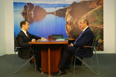 Сергей Левченко предложил Дмитрию Медведеву поднять вопрос строительства &quotСилы Сибири&quot Пресс-служба правительства Иркутской области