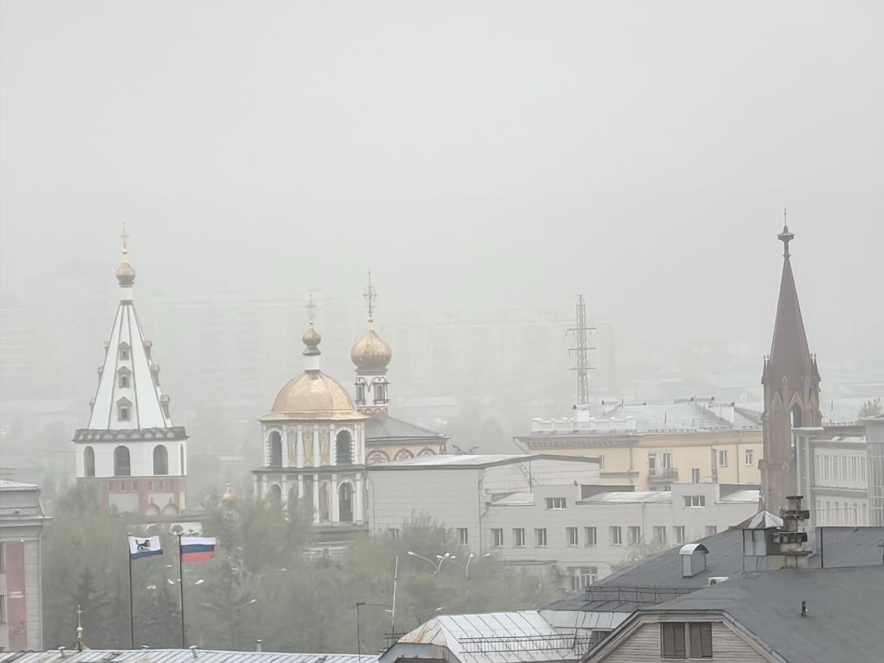 Пыльные бури накрыли местами Иркутскую область