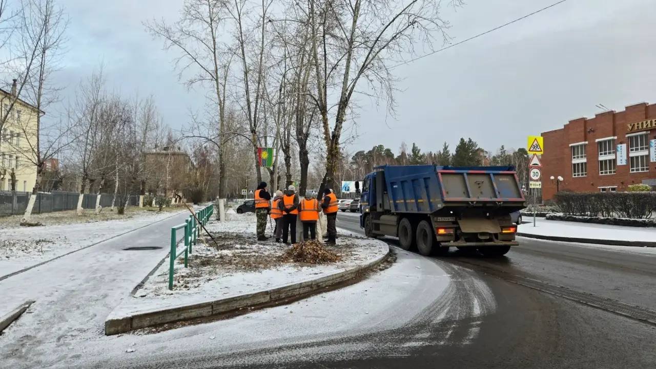 Снег выпал в Братске 15 октября тг-канал (18+) Александра Дубровина